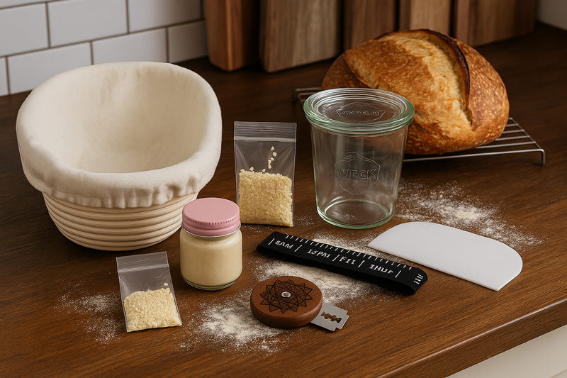 Starterkit til surdej – 25 cm hævekurv